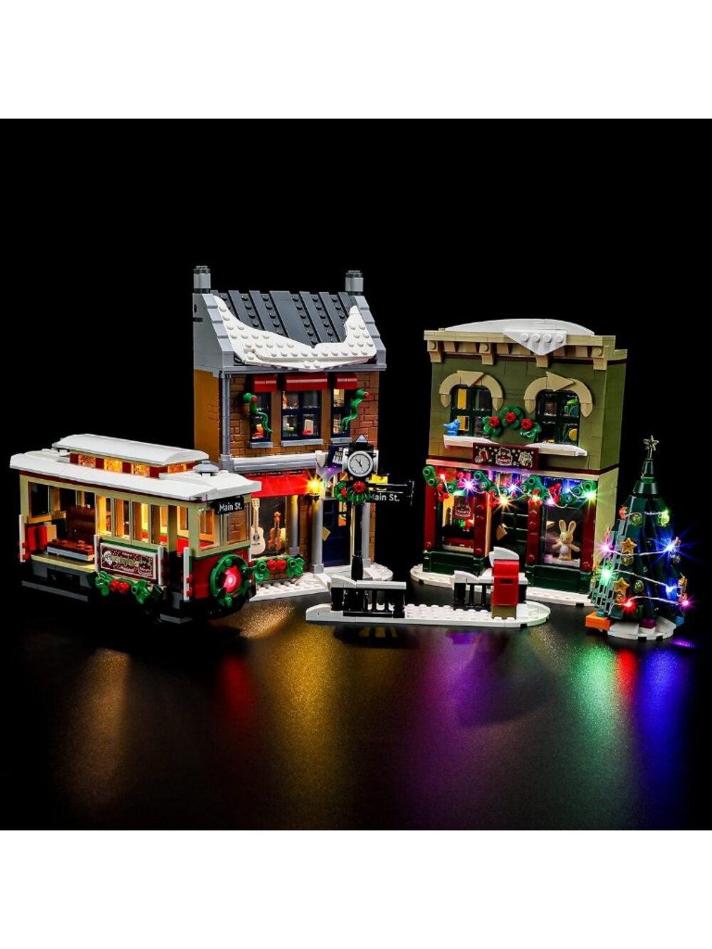 LED Lighting Kit for LEGO Holiday Main Street - Compatible with Building Models
